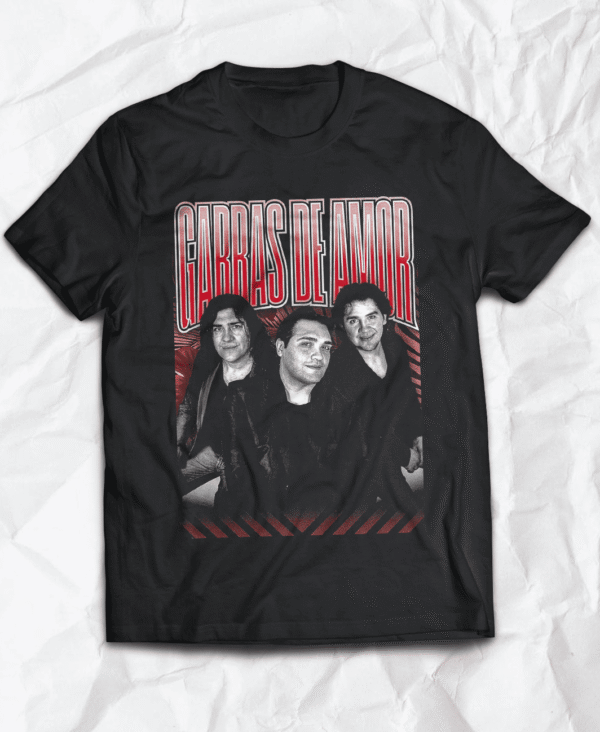 Polera - Garras De Amor, estilo Cumbia, camiseta cumbiera