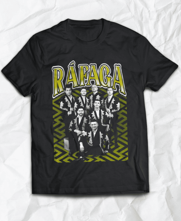 Polera - Grupo Rafaga, estilo Cumbia, inspirada en cumbia, estilo cumbiero