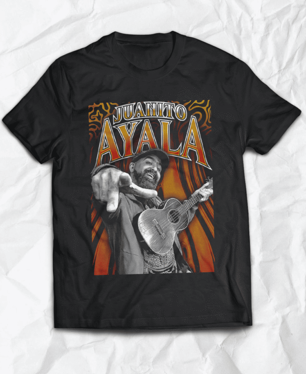 Polera - Juanito Ayala, estilo Cumbia Chilena, inspirada en cumbia chilena, camiseta cumbiera
