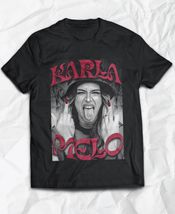 Polera - Karla Melo, estilo Luisin Landaez, inspirada en luisin landaez, camiseta cumbiera