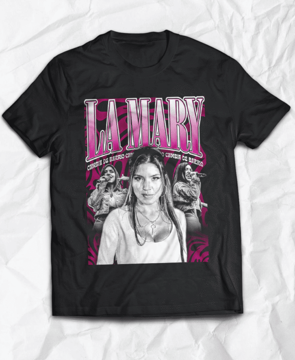 Polera - La Mary, estilo Cumbia, inspirada en cumbia, camiseta tropical