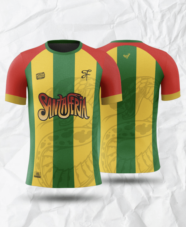 Polera Camiseta Santaferia Tricolor, estilo Camisetas, inspirada en camiseta, polera de cumbia