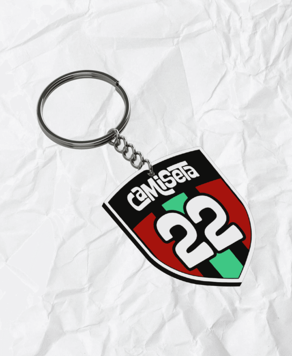 Polera Llavero Camiseta 22 - Verde/Rojo, camiseta cumbiera