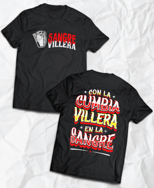 Polera - Sangre Villera, estilo Cumbia, inspirada en amar azul, camiseta cumbiera