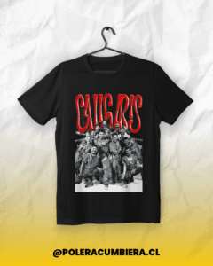 polera cumbiera caligaris letras rojas