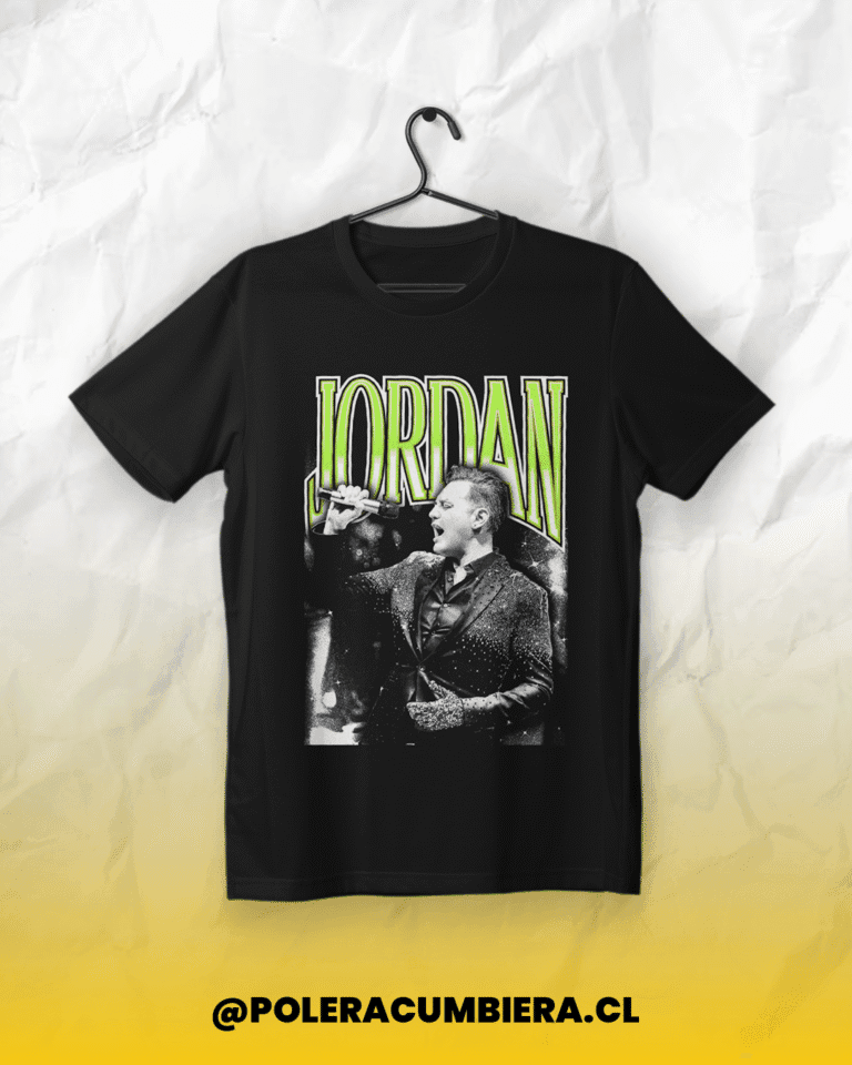 polera negra cumbia jordan y tu