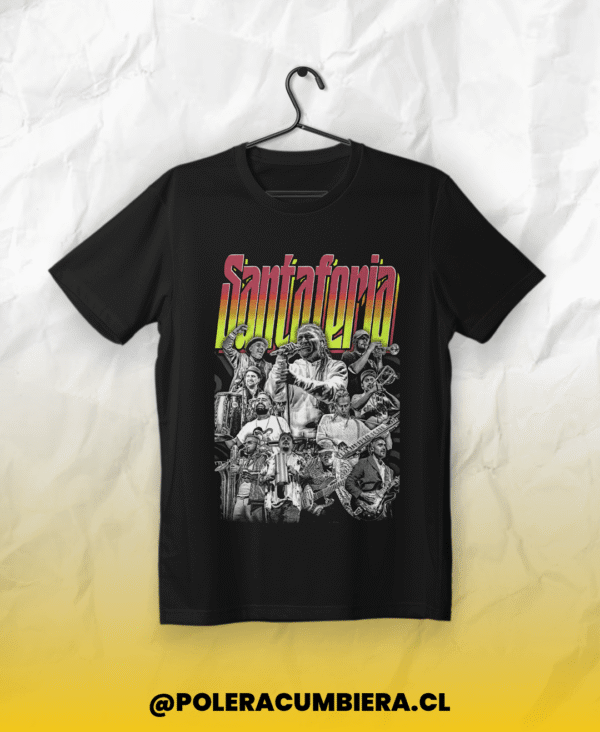 polera negra santaferia