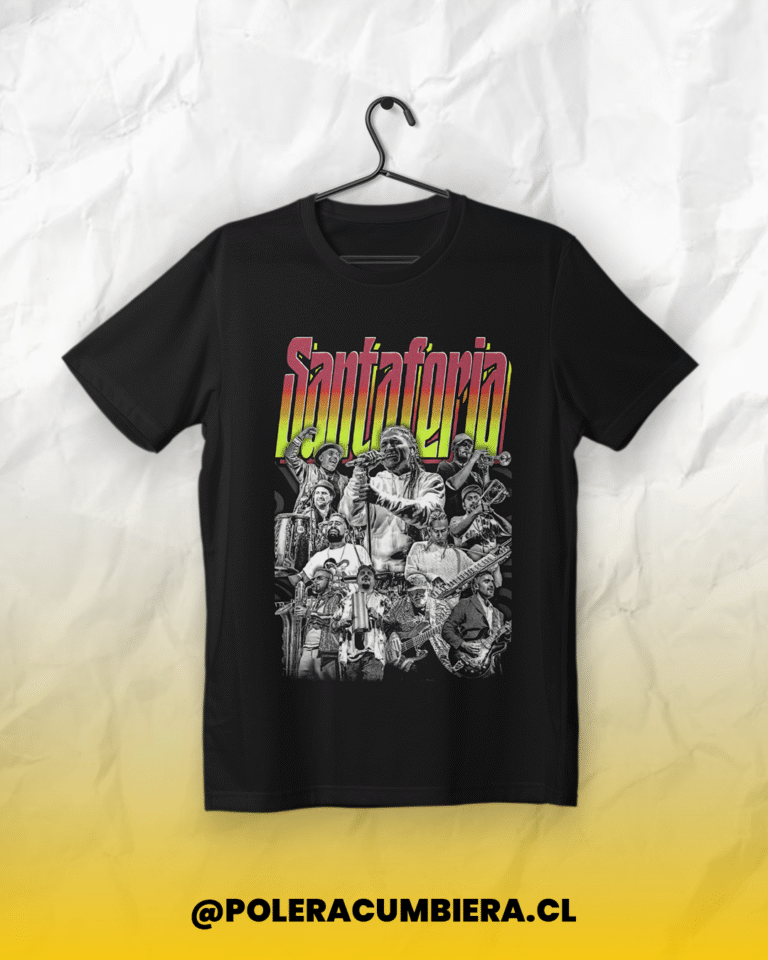polera negra santaferia